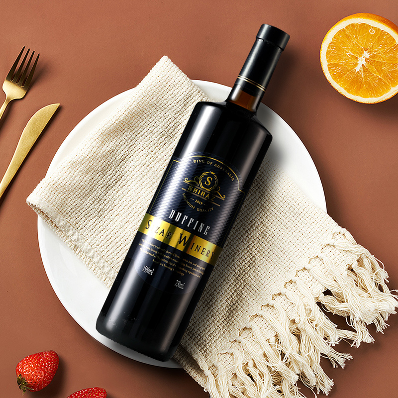 歌雅伦酒庄蒂菲恩干红葡萄酒15度750ml*2瓶装