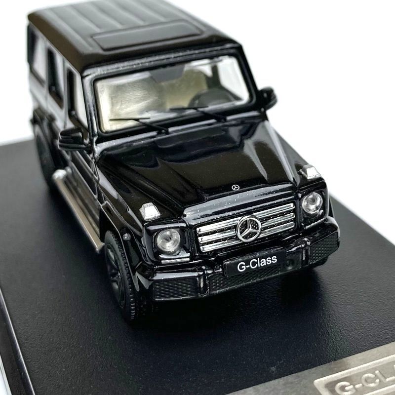 正版1:64合金车模奔驰 g-class大g越野车收藏摆件汽车模型 1:64奔驰黑