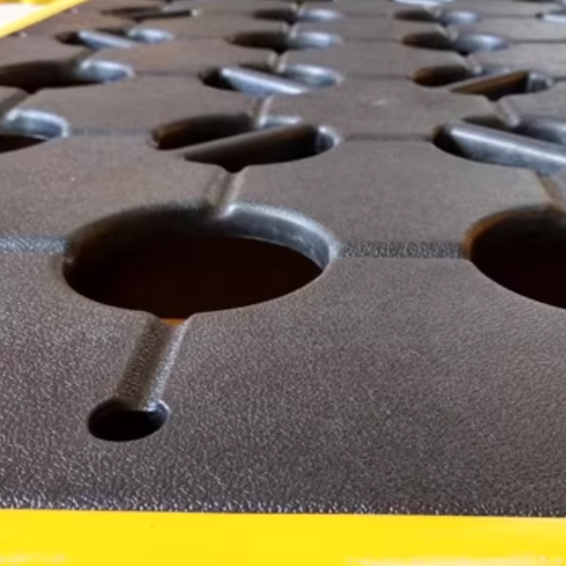 臻远ZY-TP-10防泄漏塑料托盘防渗漏托盘防潮货物托盘 吨桶托盘款高清大图