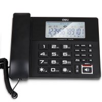 得力(deli) 799录音电话机 XHJ来电显示 家用办公 4G存储