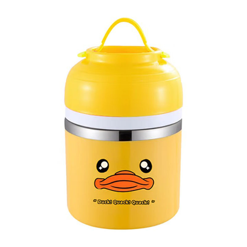 荣事达(Royalstar)304不锈钢0.63L分隔双层饭盒大吉大利便当盒 单层RJ22-A01