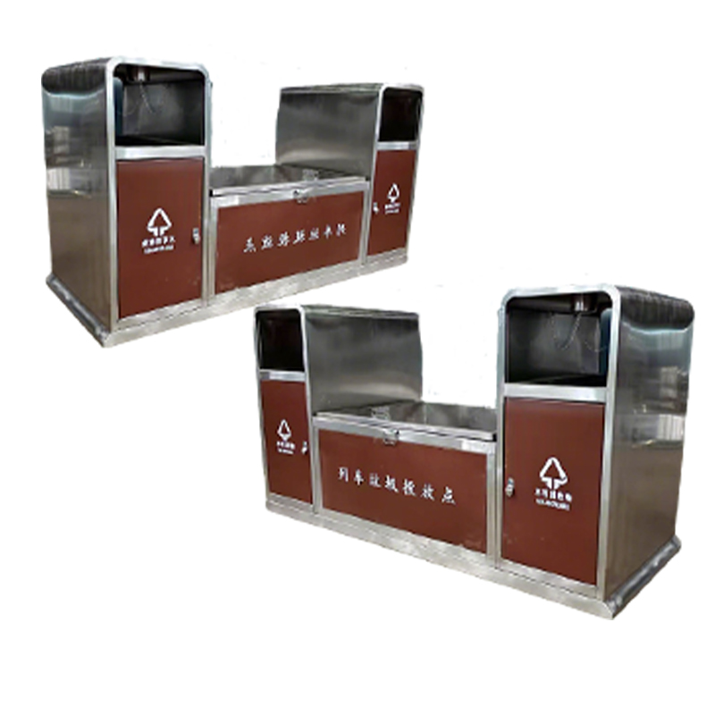 卫未来 站台垃圾桶 200*75*90cm 个高清大图