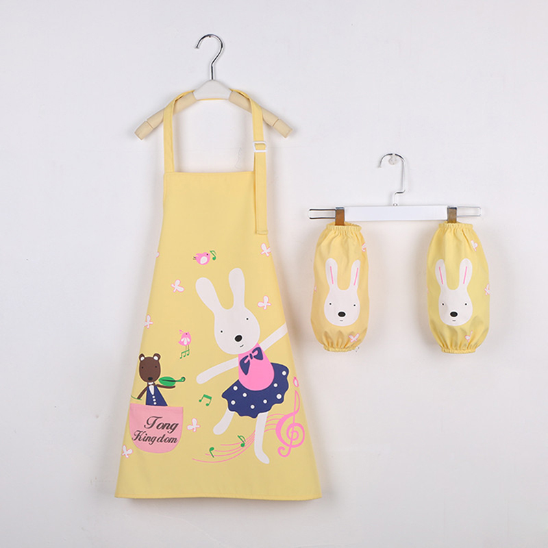 儿童围裙宝宝罩衣画画衣防水绘画防污衣小孩无袖男女童罩衣