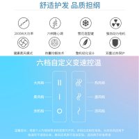 飞科电吹风 FH6231电吹风筒 2000w 6档可调 大功率 健康柔风模式 恒温护发 过热保护