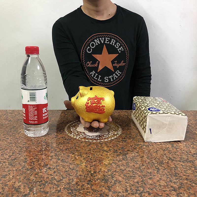 储钱罐儿童大人用家用储蓄罐女生可爱大容量只进不出不可取 三维工匠 【可存可取】20寸（长约42厘米）可存储约20_252