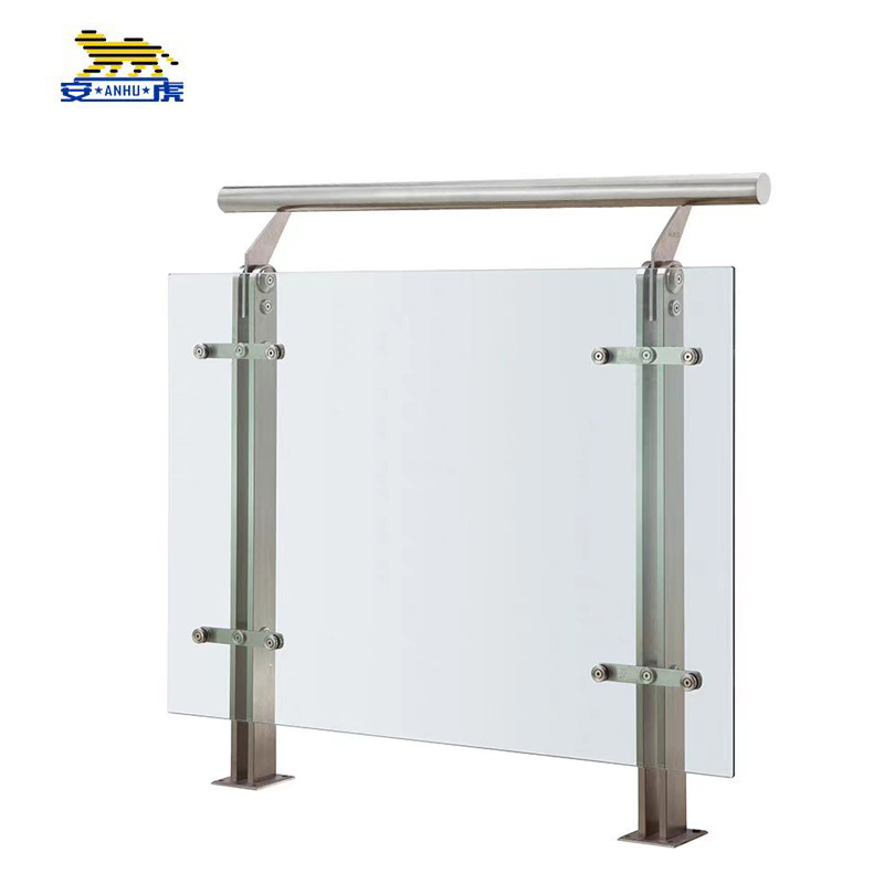 安虎 玻璃护栏 双实心钢板厚6*高850mm 米