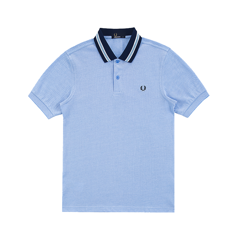 Fred Perry 新款男装纯色 POLO衫英伦小翻领纯棉短袖 T恤 M3503