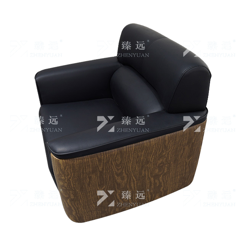 臻远 办公沙发会客接待沙发 西皮单人位