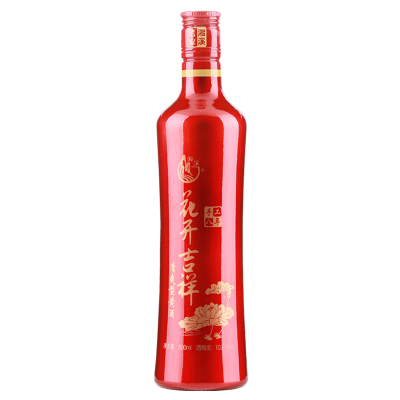 湘溪绍兴风味黄酒花开吉祥手工八年陈黄酒500ml