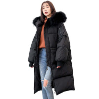 yaloo/雅鹿新款冬装羽绒服女加厚中长款 韩版宽松加厚外套潮流
