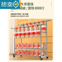 敬平不锈钢晾衣架落地立式家用双杆挂衣架室内衣服架阳台室外晒被器 双横杆(单层)高低120-200cm晾衣杆
