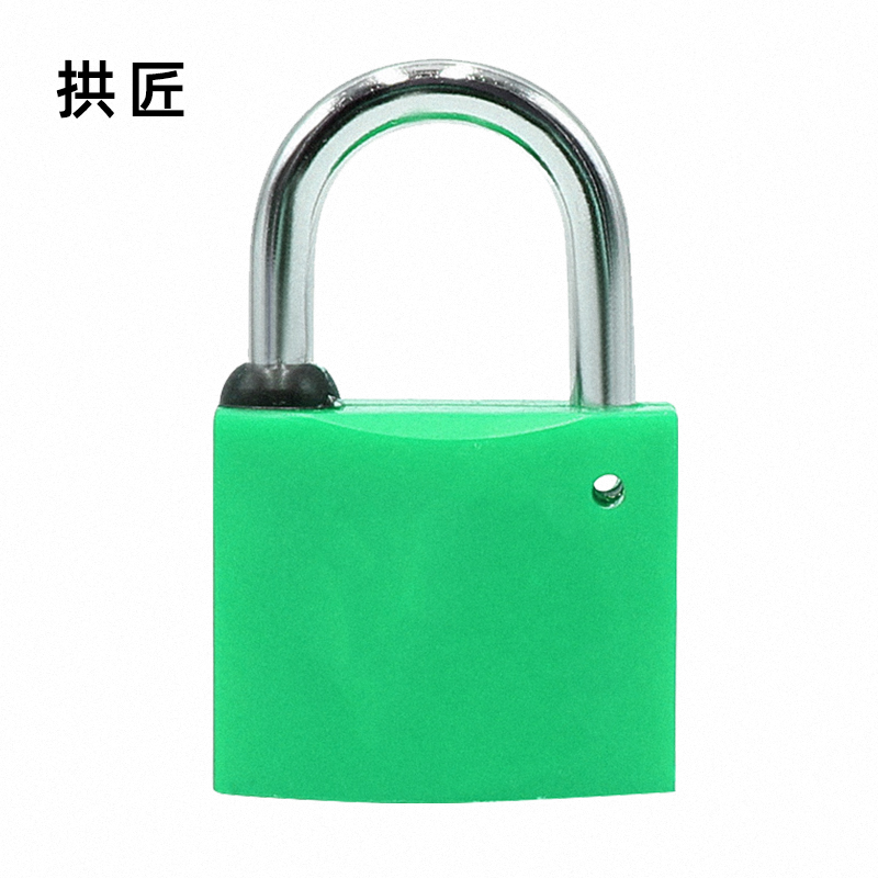 拱匠GSL35-30 梅花锁芯塑钢通开挂锁 (计价单位:个)绿色