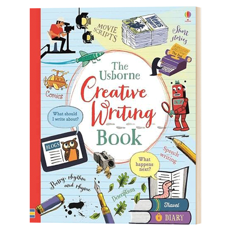 生活英语写作 中高级 [正版]创意写作笔记本 华研原版 Creative Writing Book 英文原版绘本 英语写高清大图