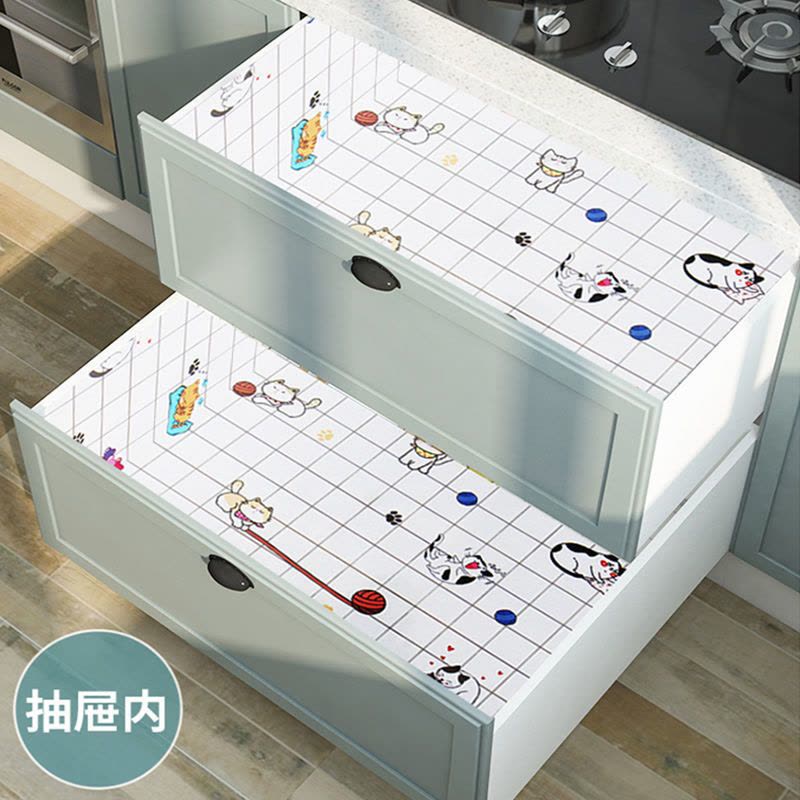厨房防油贴纸橱柜神器耐高温灶台用防水防油烟机瓷砖墙贴壁纸自粘|ZHK-001 宽60厘米*长度10米图片