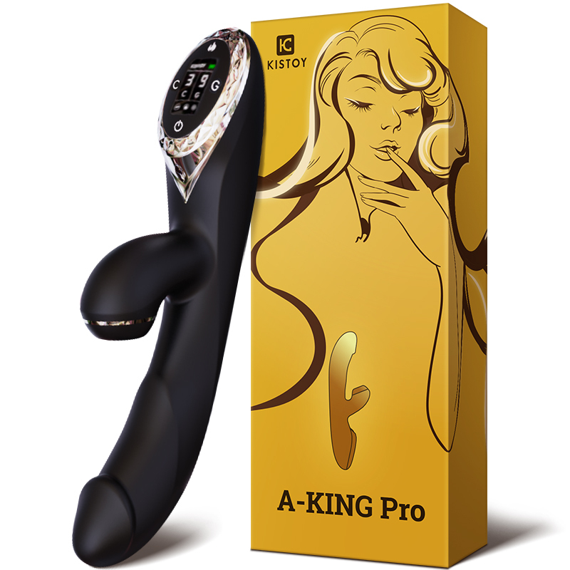 KISTOY A-KING Pro 智能加温吸吮震动棒炮机女用自尉器情趣用具跳蛋女性系列成人用品