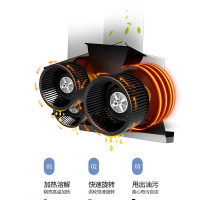 双电机触摸900宽 900宽 新飞双电机自动清洗抽油烟机壁挂式抽烟机家用侧吸式脱排吸油烟机定制商品