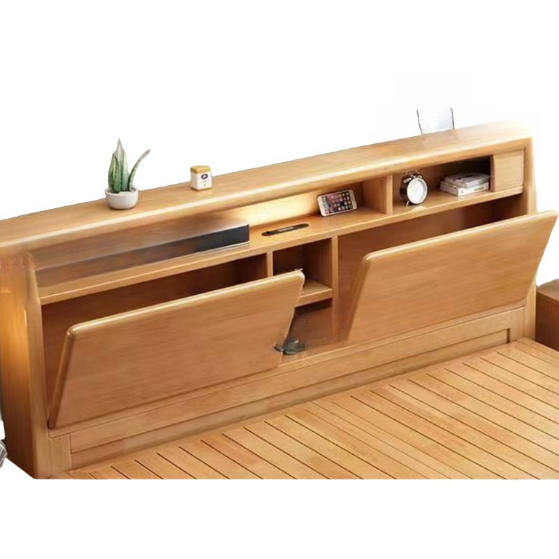 演发 实木床 1.8米 张高清大图