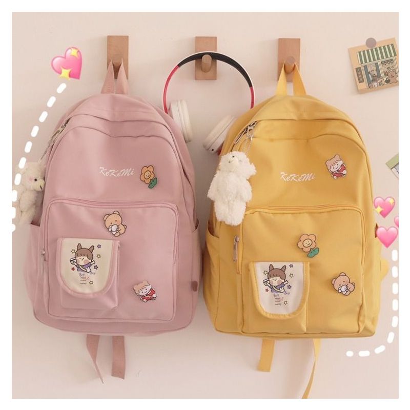 书包女韩版高中学生日系原宿小清新可爱少女背包初中生森系双肩包