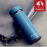 【TOMIC旗舰店】TOMIC特美刻双层不锈钢茶隔过滤保温水杯子商务经典款430ML