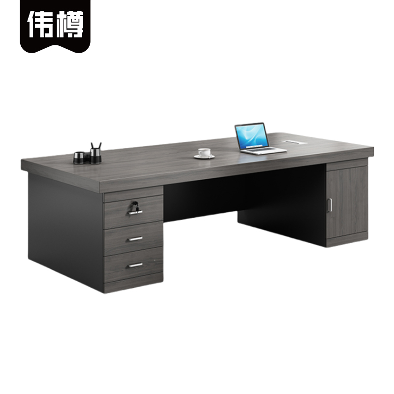 伟樽电脑桌160*70*75cm张高清大图