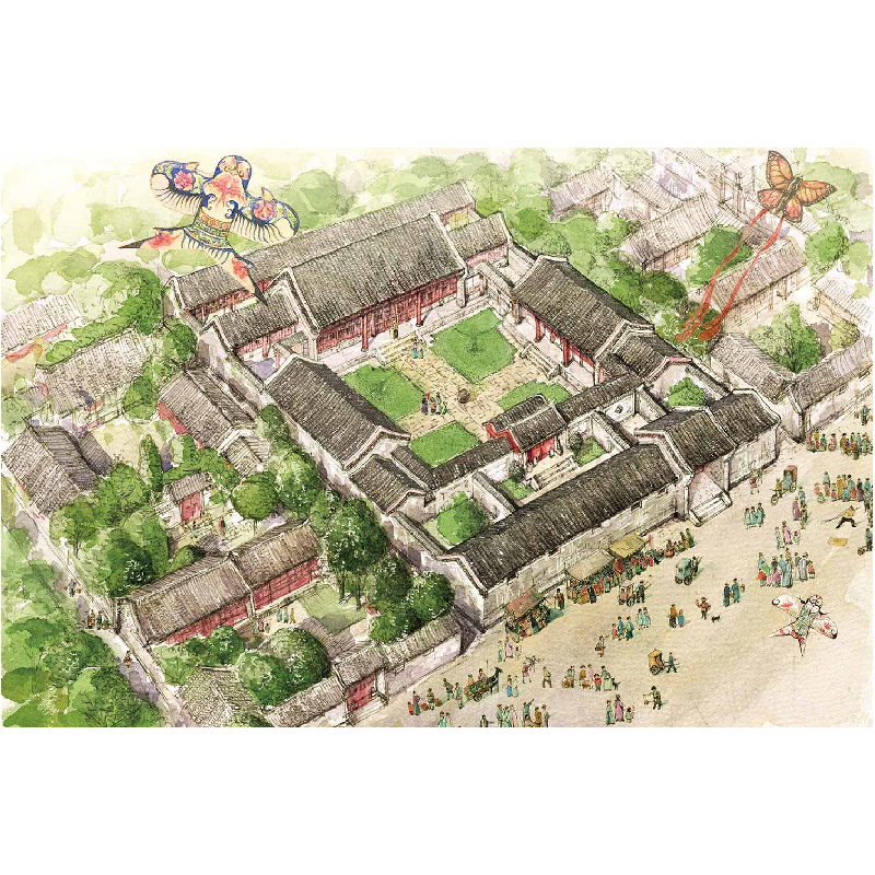 正版新书]四合院里的小时候谢小振9787501610891高清大图