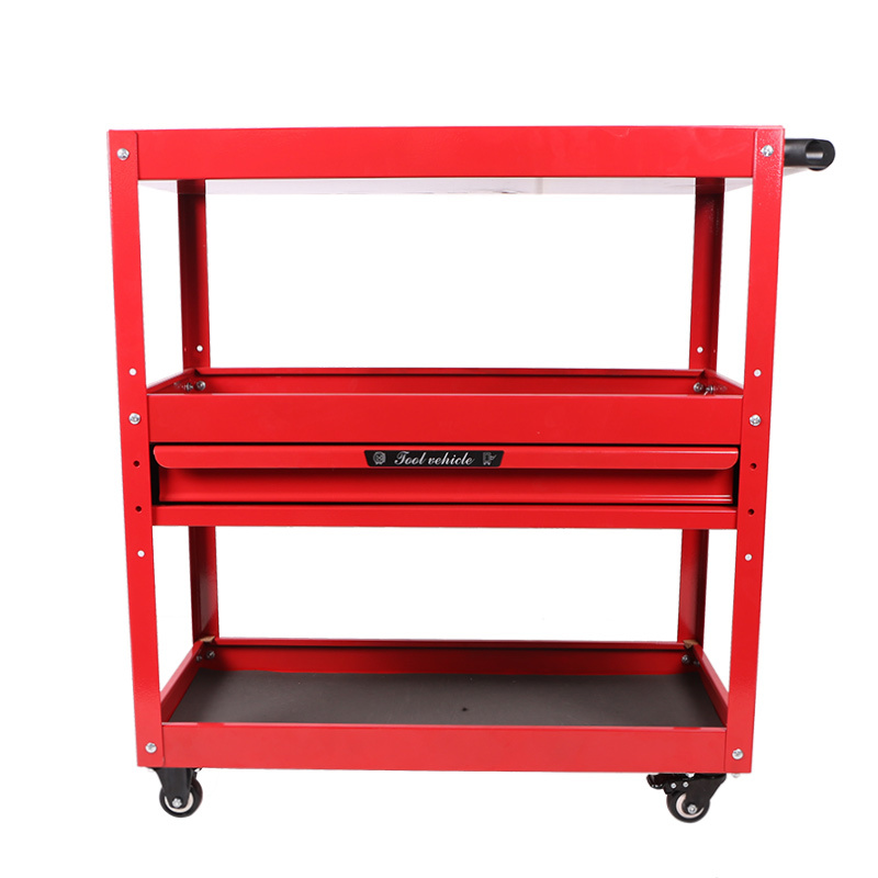 闪电客工具车推车多功能三层汽修工具汽车维修移动架子层抽屉式车间小