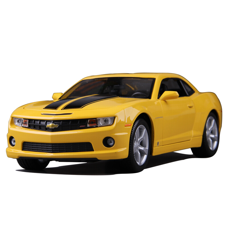 美驰图 1:18雪佛兰科迈罗大黄蜂 警车 合金汽车模型仿真原厂金属摆件