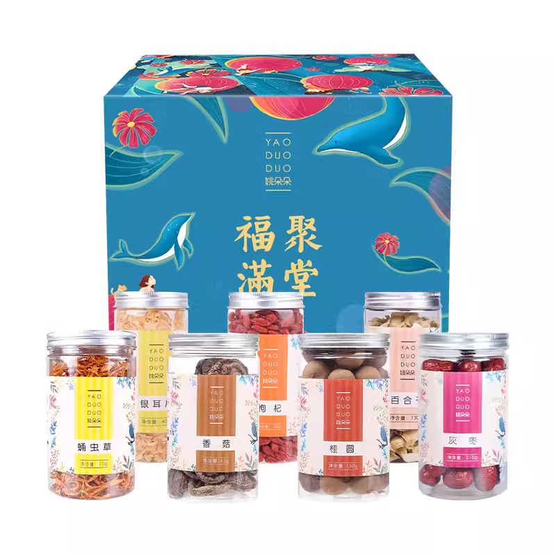 姚朵朵-福聚满堂干货礼盒858克