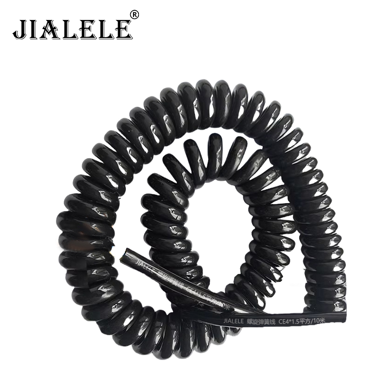 JIALELE 螺旋弹簧线 CE4*1.5平方 10米 副高清大图