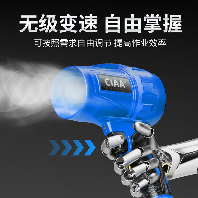 CIAA德国鼓风机小型强力暴力风扇涡轮吹风机工业吹灰机吹尘强风风扇高清大图