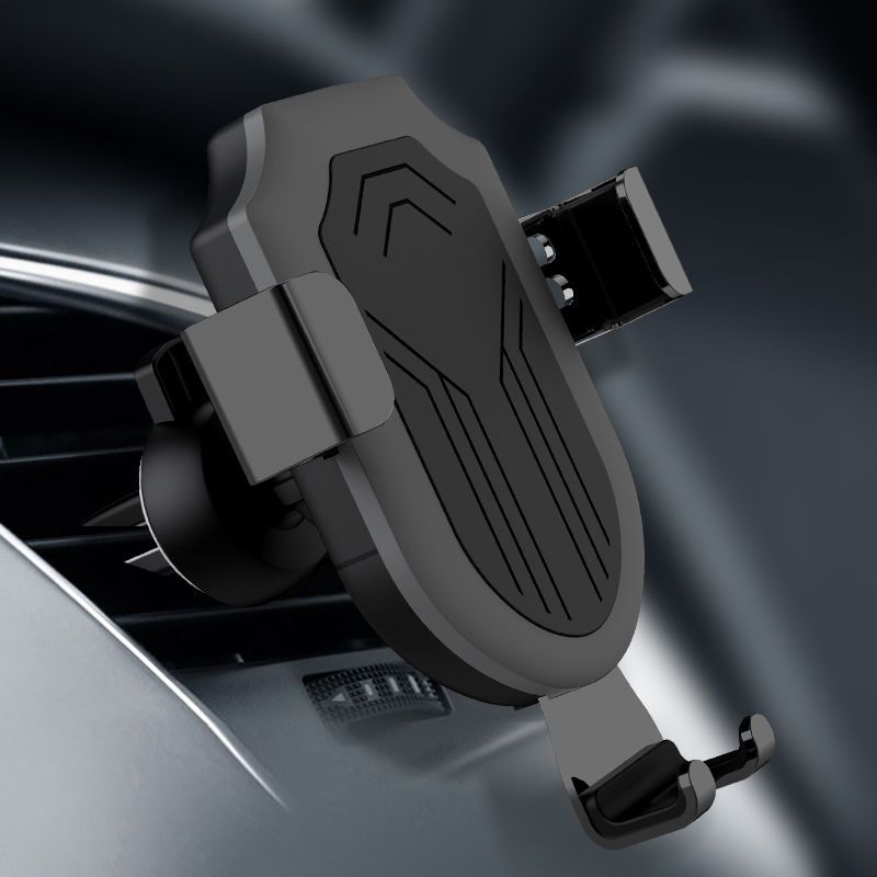 快速车载无线充电器快充手机支架苹果安卓三星通用手机充电器|灰色