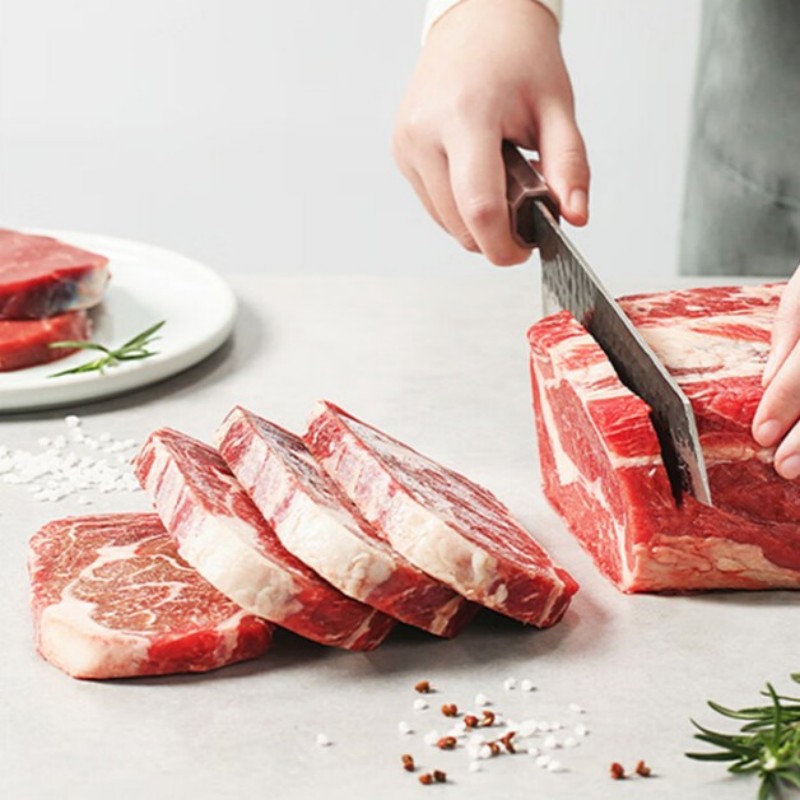西蒙小战斧新鲜内蒙生鲜冷冻烤肉 露营烤肉-199型-605g高清大图
