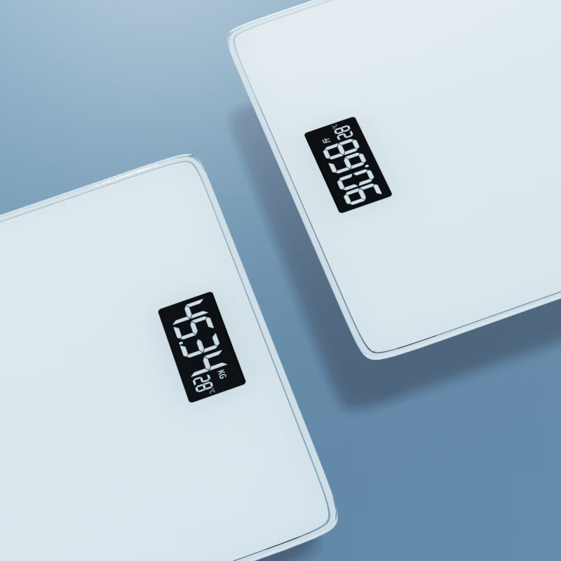 扬子体重秤小巧玲珑便捷轻薄耐用细腻光滑包边白色JS-2629高清大图