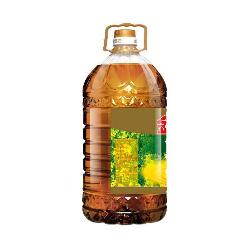 金菜花 纯正四级菜籽油5L/桶 非转基因物理压榨植物食用油 粮油