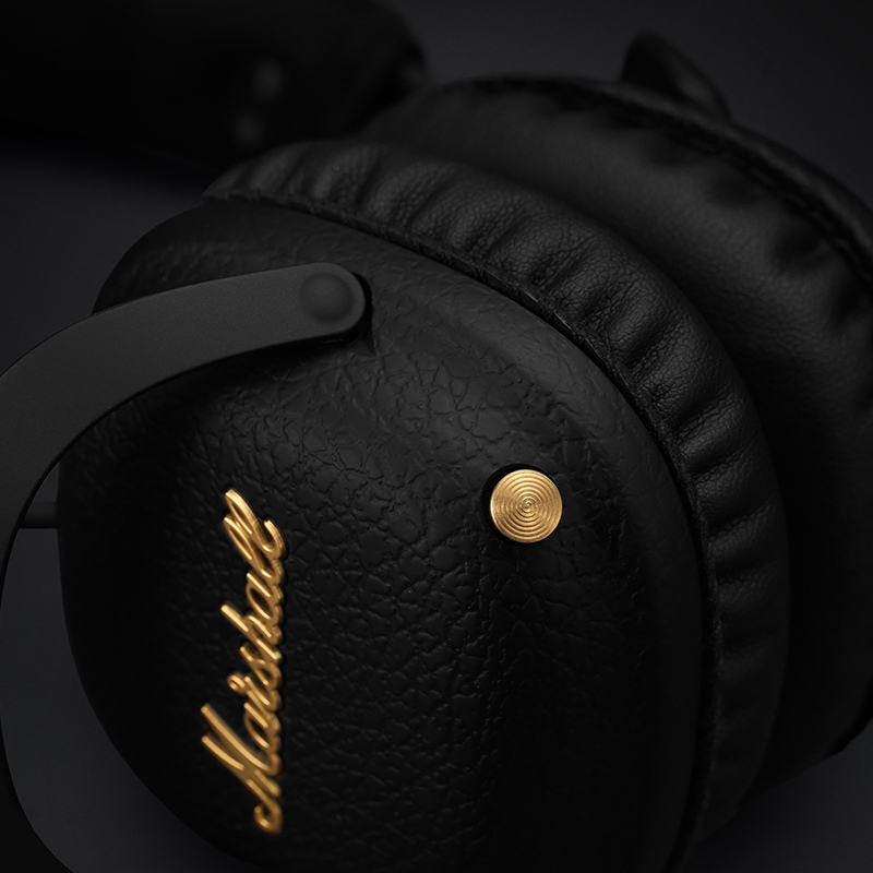 马歇尔(Marshall) MID ANC蓝牙耳机主动降噪头戴式 无线消噪出行音乐耳麦 黑色