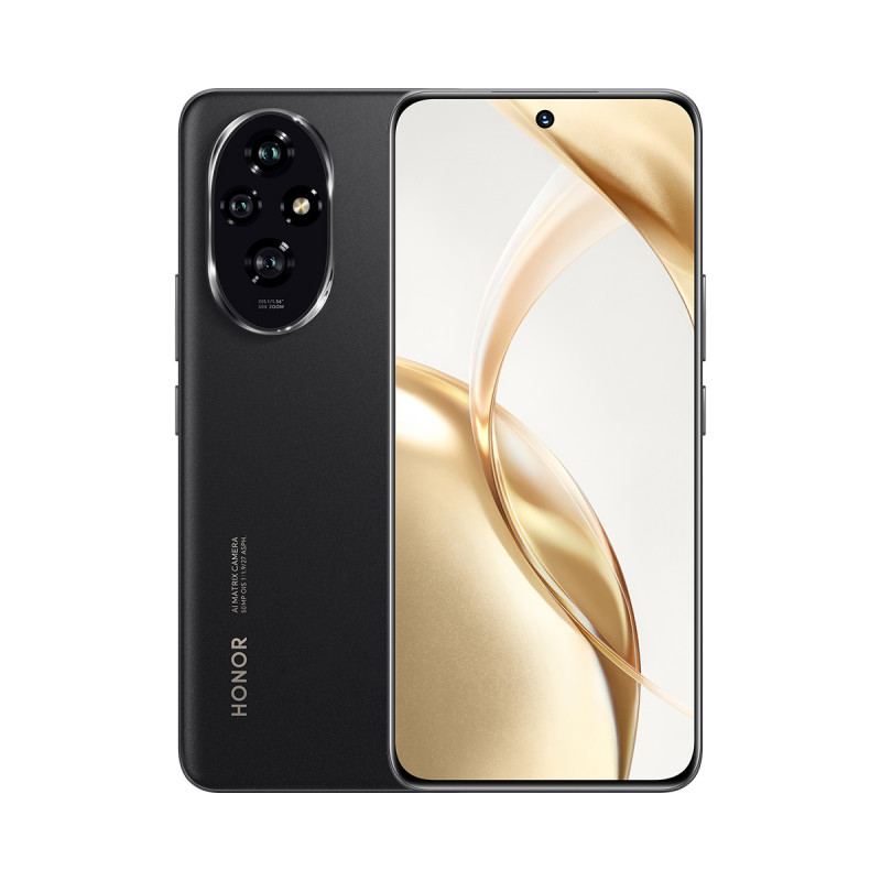 HONOR/荣耀200 16 512 绒黑色 5000万雅顾光影主摄 荣耀绿洲护眼屏 5200mAh青海湖电池 5G智能手机