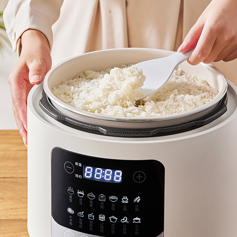 摩动电压力锅6L一机多用微电脑智能触控界面简洁MD-YFB605高清大图