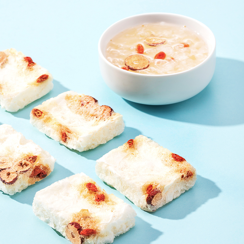来伊份冻干银耳羹15g袋装 免煮代餐即食速食红枣枸杞银耳汤干货来一份