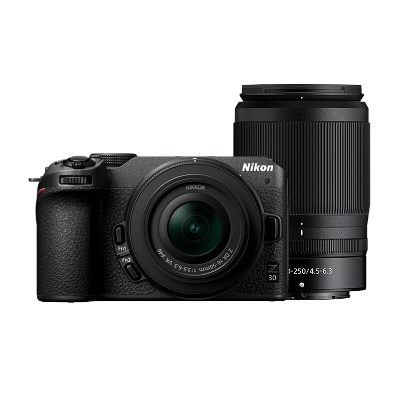 Nikon/尼康 Z 30 微单相机 Z30(Z DX 16-50mm VR + Z DX 50-250mm VR)双镜头套装高清大图
