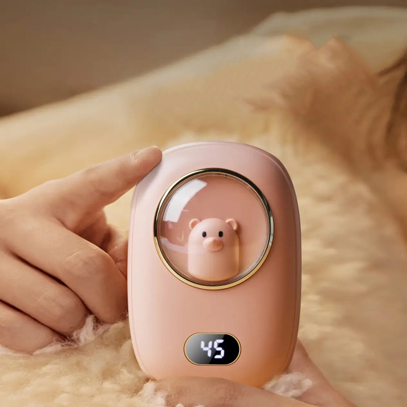 企业定制黛悦暖手宝小熊暖手宝充电宝二合一取暖器暖手神器dy1771