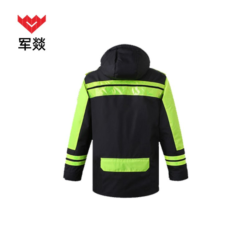 反光背心 军燚 200 牛津布 荧光绿 3XL