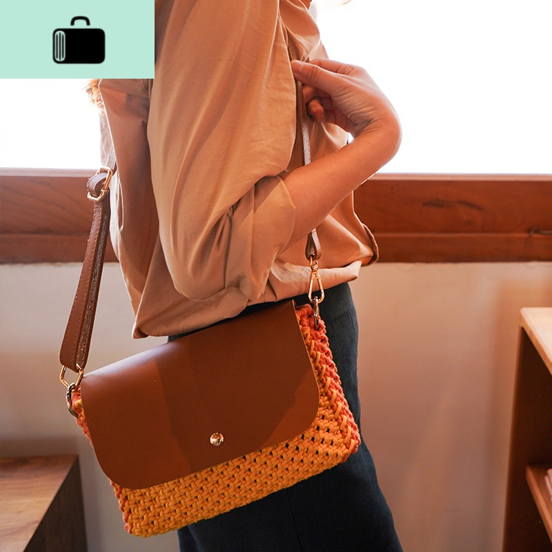 夏秋织包包手工编织diy材料包自制单肩夏季小包女斜挎newlake女斜挎包