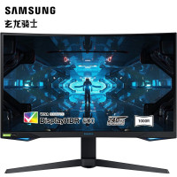 三星(SAMSUNG)240Hz曲面电竞显示器2K 1msGTG HDR600 TUV认证 升降旋转 玄龙骑士 27英寸 C27G75TQSC