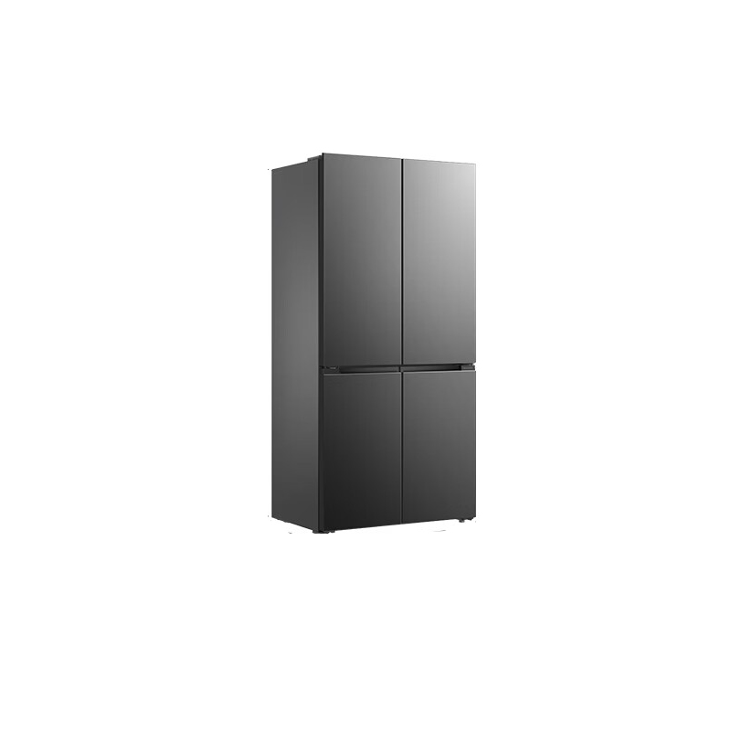 美菱「大白鲸」600L十字门冰箱大容量双系统嵌入底部散热BCD-600WSPU9CZXG1灰高清大图