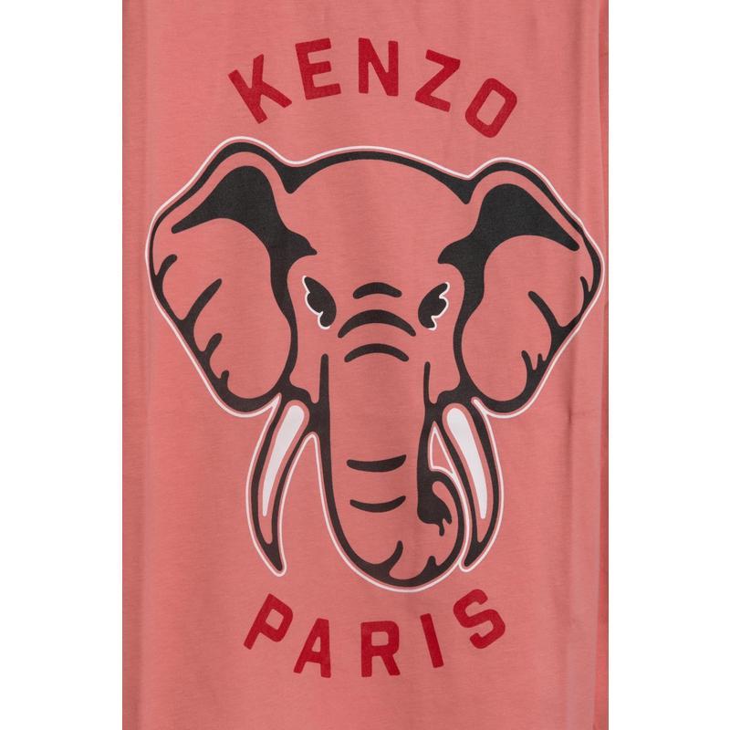 高田贤三(Kenzo)女孩运动卫衣棉质长袖圆领图案装饰休闲百搭T恤