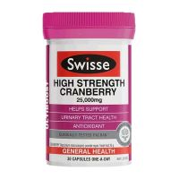 Swisse斯维诗 高浓度蔓越莓胶囊25000mg 女性私密健康 含A型原花青素和VC 迪丽热巴同款 30粒
