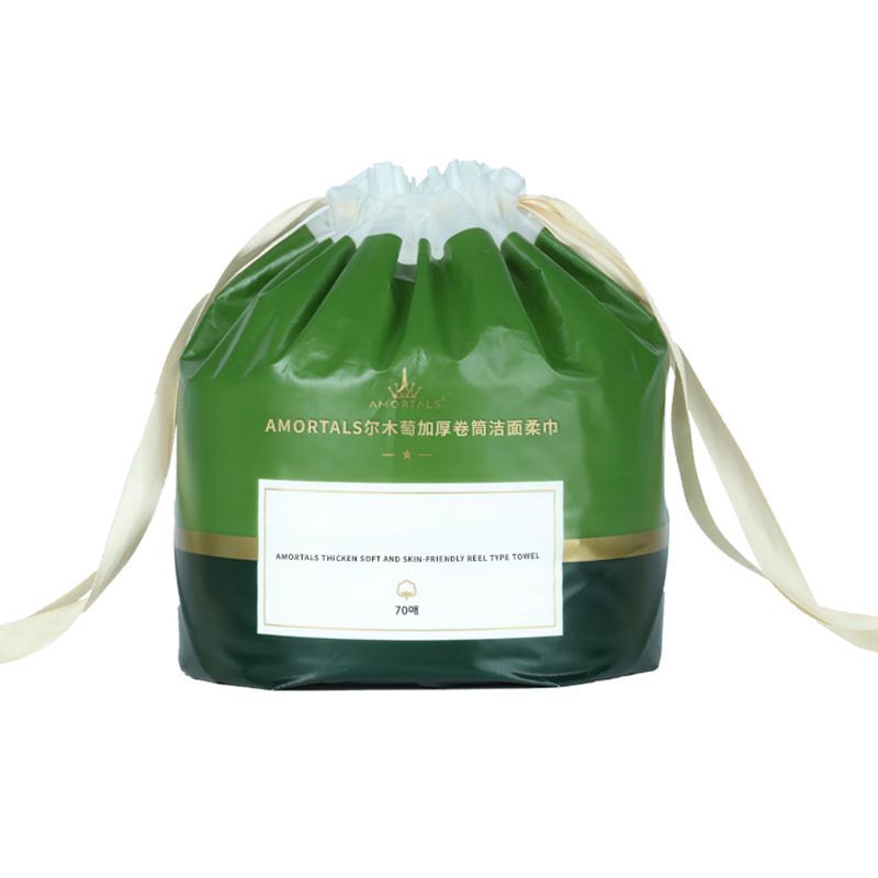 AMORTALS尔木萄 加厚卷筒洁面柔巾(100g)高清大图