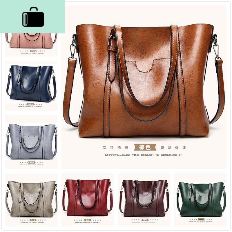 皮女包2020夏季新款时尚潮流网红大包包大容量软牛皮包简约百搭NEW LAKE女士单肩包图片
