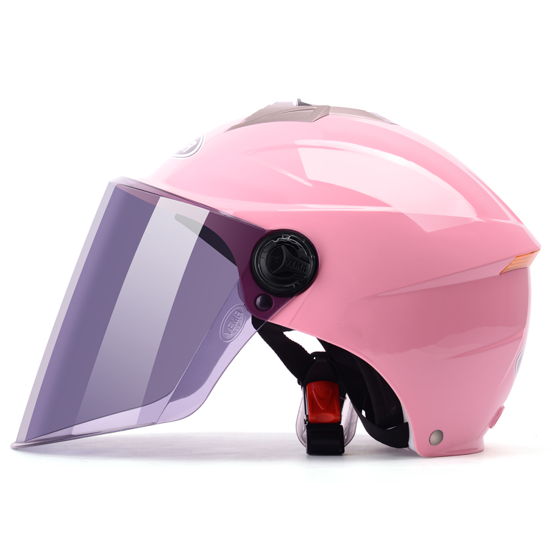 3c认证野马摩托车头盔男四季双镜片机车揭面盔夏季个性跑车安全帽yema