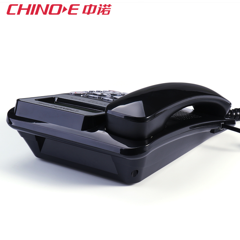 中诺(CHINO-E) C228 可接分机/免电池/一键通电话机座机办公/家用座机电话/固定电话座机 白色